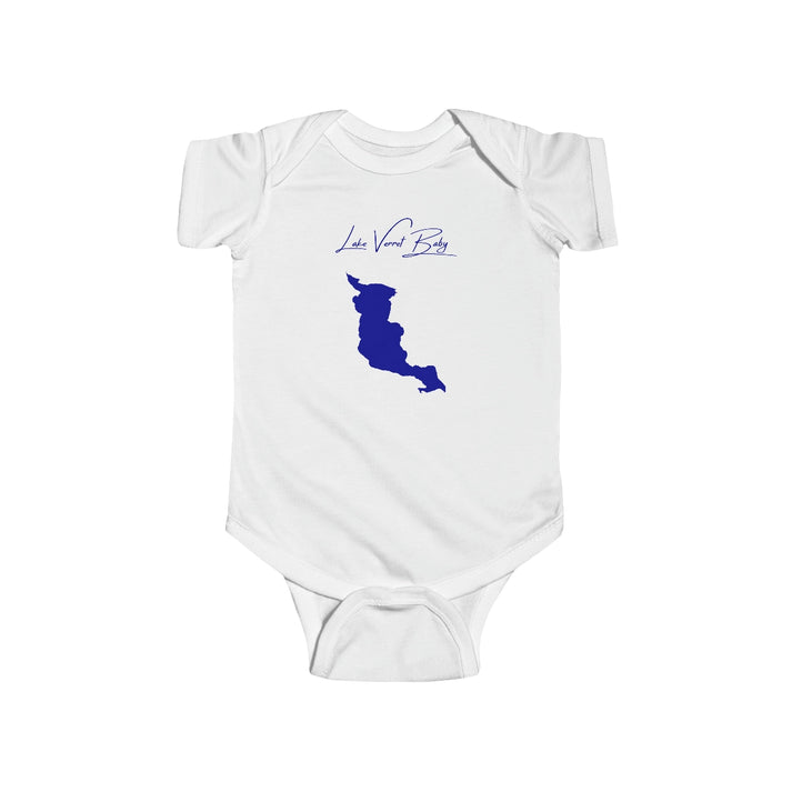 Louisiana  Lake  Verret  Onesie  front  position  view  from  front  white.webp