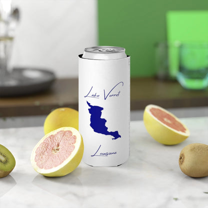 Louisiana  Lake  Verret  Slim  Can  Koozie  front  position  view  from  context-2  white.webp