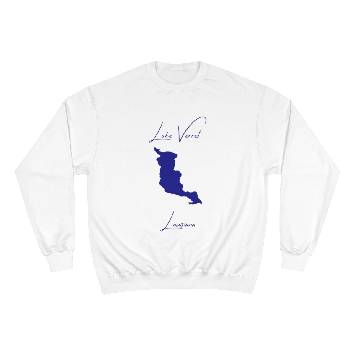 Louisiana  Lake  Verret  Sweatshirt  front  position  view  from  front  white.webp