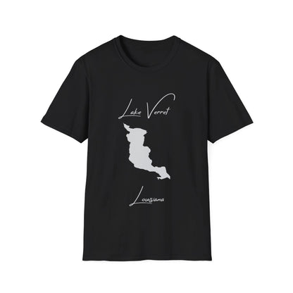 Louisiana  Lake  Verret  T-shirt  front  position  view  from  front  black.webp