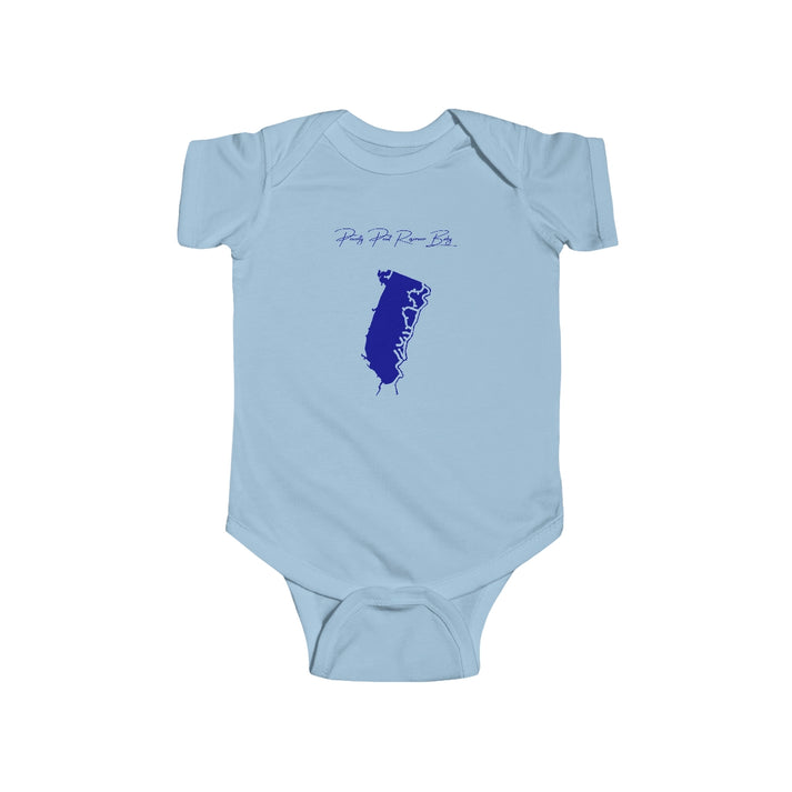 Louisiana  Poverty  Point  Reservoir  Onesie  front  position  view  from  front  light  blue.webp