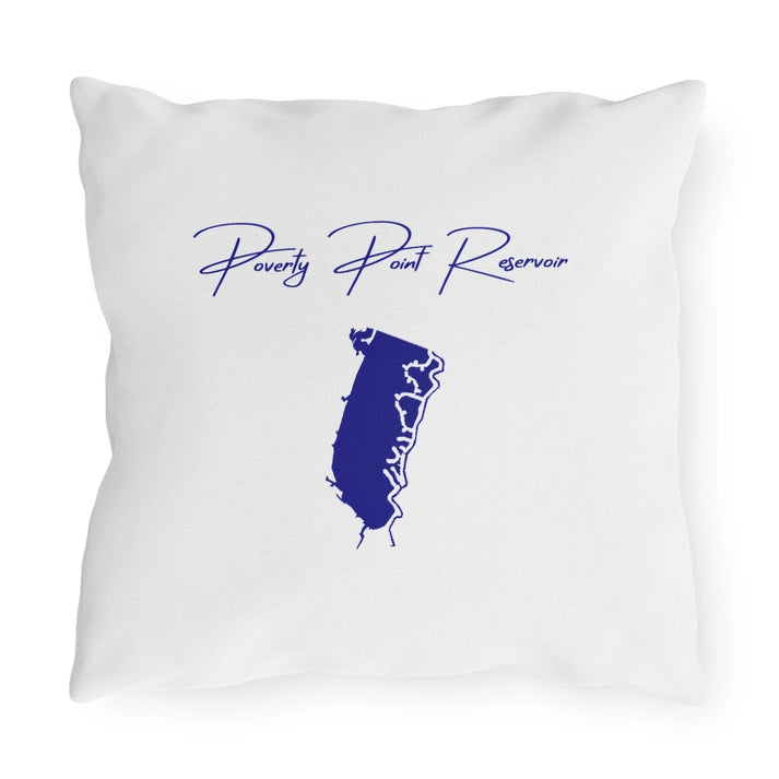 Louisiana  Poverty  Point  Reservoir  Outdoor  Pillow  back  position  view  from  back  16  x  16.webp