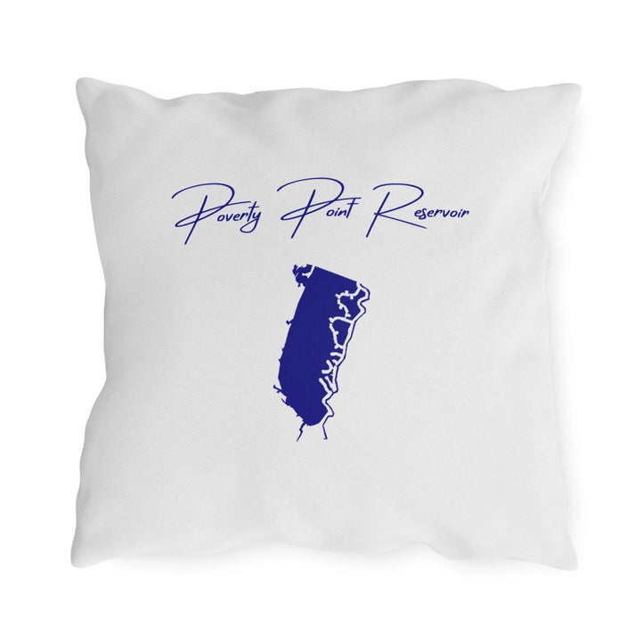 Louisiana  Poverty  Point  Reservoir  Outdoor  Pillow  back  position  view  from  back  18  x  18.webp