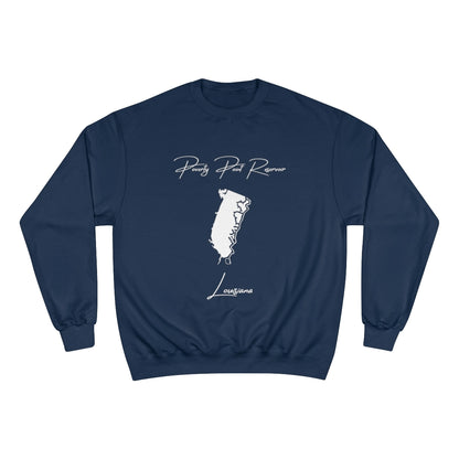Louisiana  Poverty  Point  Reservoir  Sweatshirt  front  position  view  from  front  navy.webp