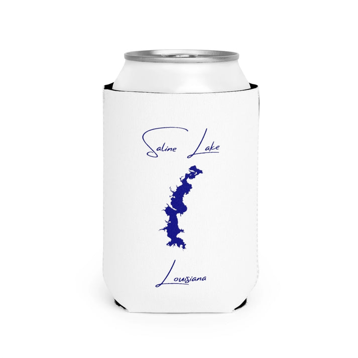 Louisiana  Saline  Lake  Can  Koozie  front  position  view  from  front-2  white.webp