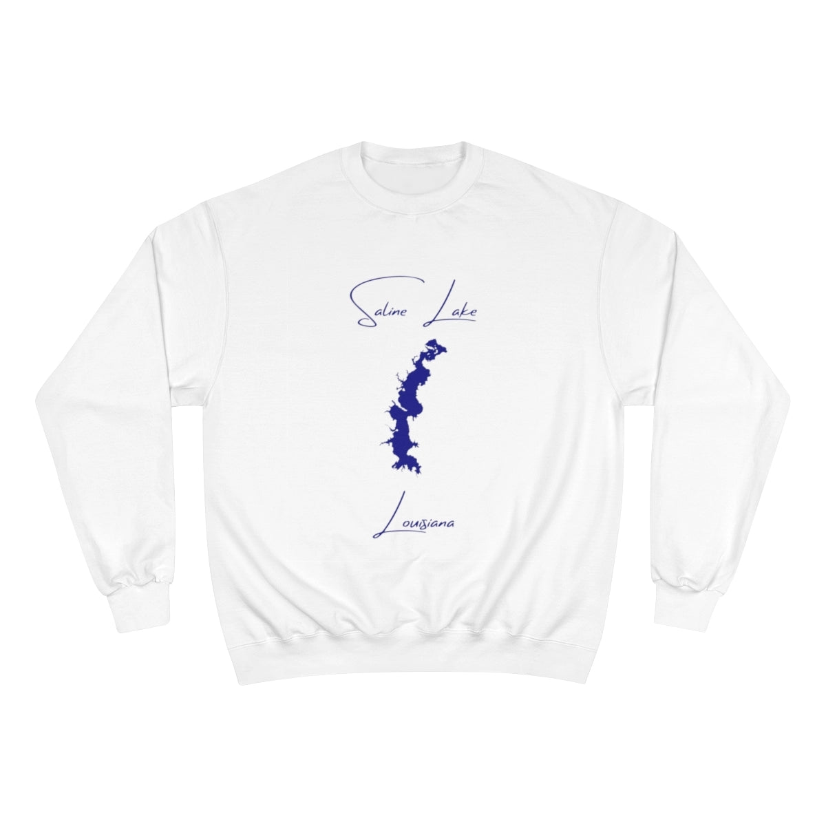 Louisiana  Saline  Lake  Sweatshirt  front  position  view  from  front  white.webp