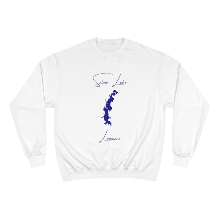 Louisiana  Saline  Lake  Sweatshirt  front  position  view  from  front  white.webp