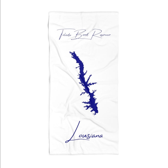 Louisiana  Toledo  Bend  Reservoir  Beach  Towel  front  position  view  from  front  36  x  72.webp