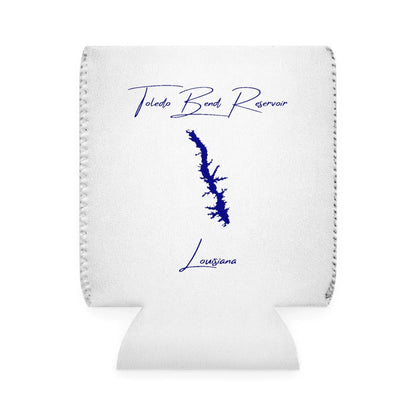 Louisiana  Toledo  Bend  Reservoir  Can  Koozie  front  position  view  from  front-1  white.webp