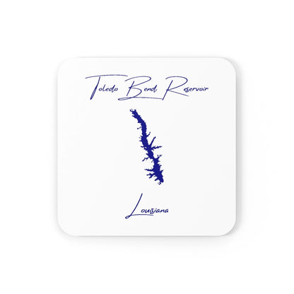 Louisiana  Toledo  Bend  Reservoir  Coaster  Set  front  position  view  from  front  3.75  x  3.75.webp