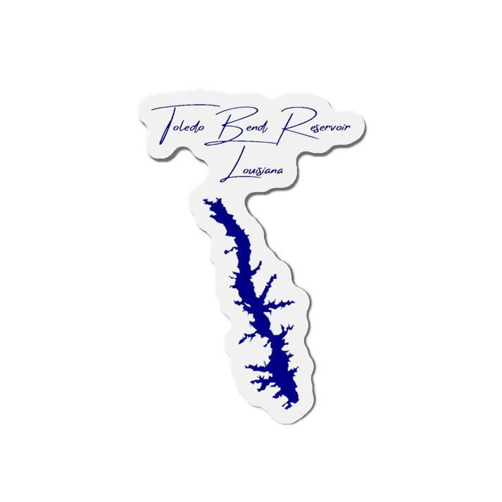 Louisiana  Toledo  Bend  Reservoir  Die  Cut  Magnet  front  position  view  from  front  4  x  4.webp