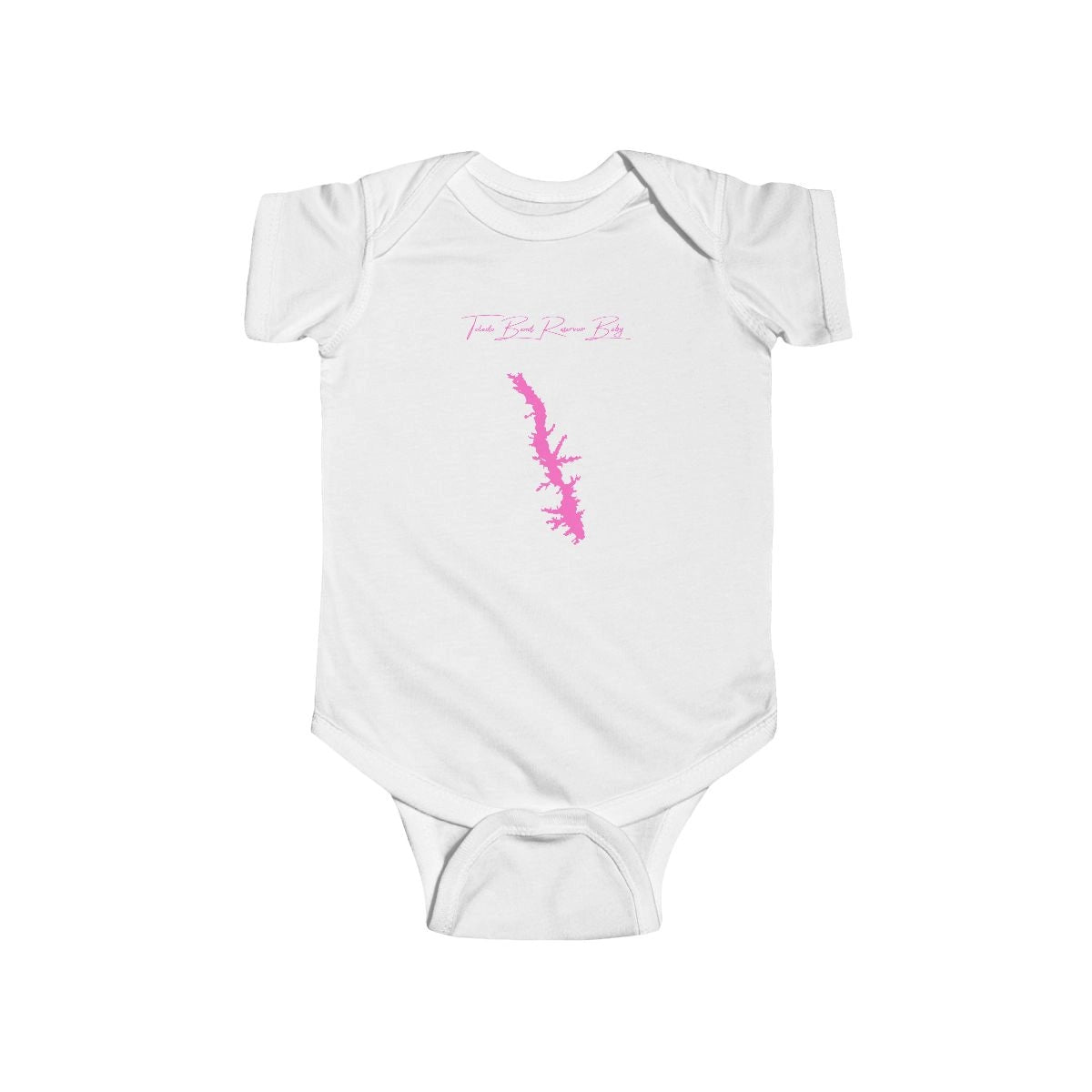Louisiana  Toledo  Bend  Reservoir  Onesie  front  position  view  from  front  white.webp