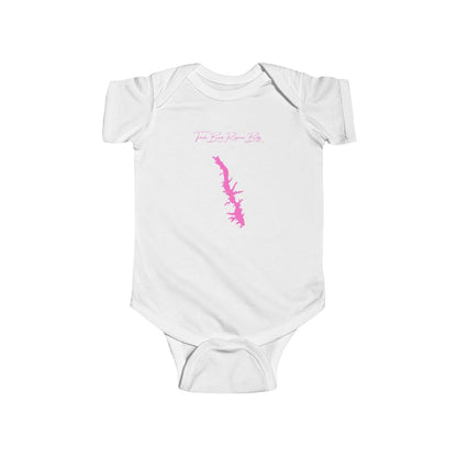 Louisiana  Toledo  Bend  Reservoir  Onesie  front  position  view  from  front  white.webp