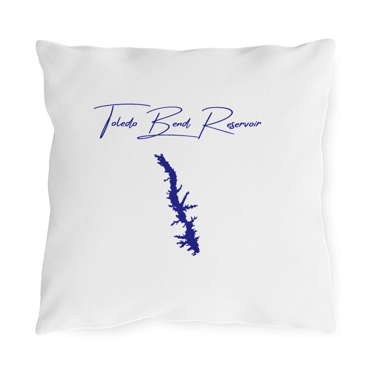 Louisiana  Toledo  Bend  Reservoir  Outdoor  Pillow  front  position  view  from  front  16  x  16.webp
