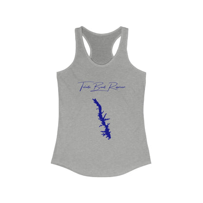 Louisiana  Toledo  Bend  Reservoir  Racerback-Tank  front  position  view  from  front  heather  grey.webp