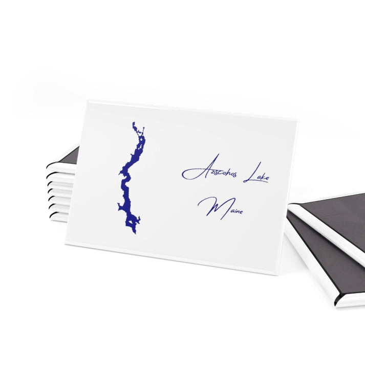 Maine  Aziscohos  Lake  Magnet  front  position  view  from  set  2  x  3.webp