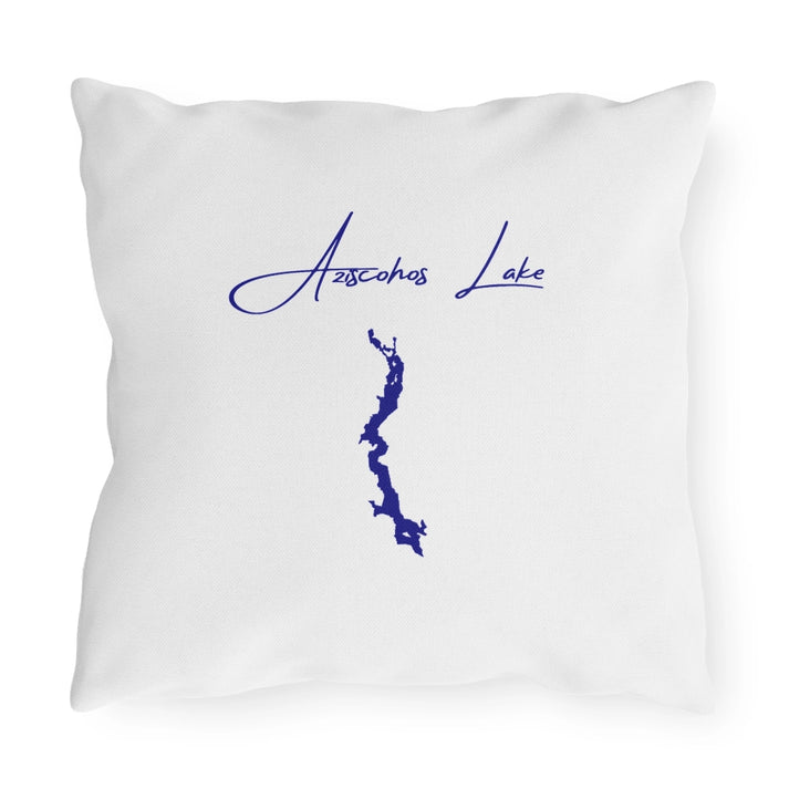 Maine  Aziscohos  Lake  Outdoor  Pillow  back  position  view  from  back  16  x  16.webp
