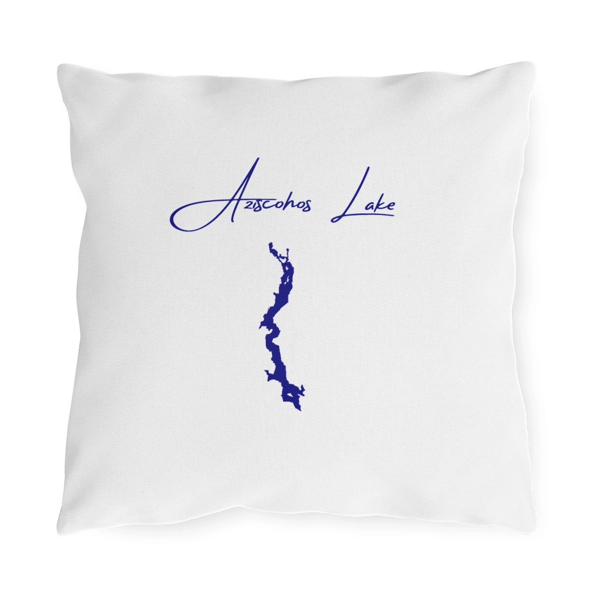 Maine  Aziscohos  Lake  Outdoor  Pillow  front  position  view  from  front  16  x  16.webp