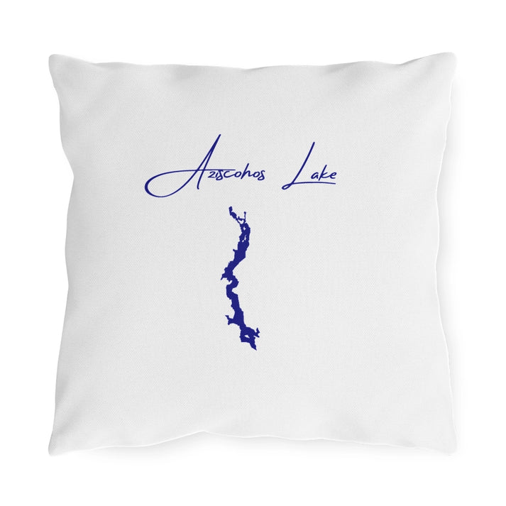 Maine  Aziscohos  Lake  Outdoor  Pillow  front  position  view  from  front  16  x  16.webp