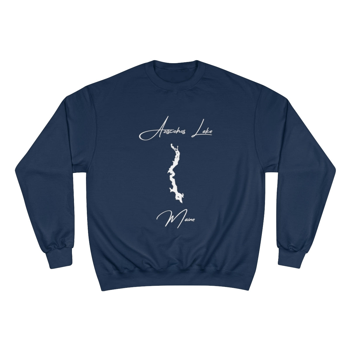 Maine  Aziscohos  Lake  Sweatshirt  front  position  view  from  front  navy.webp