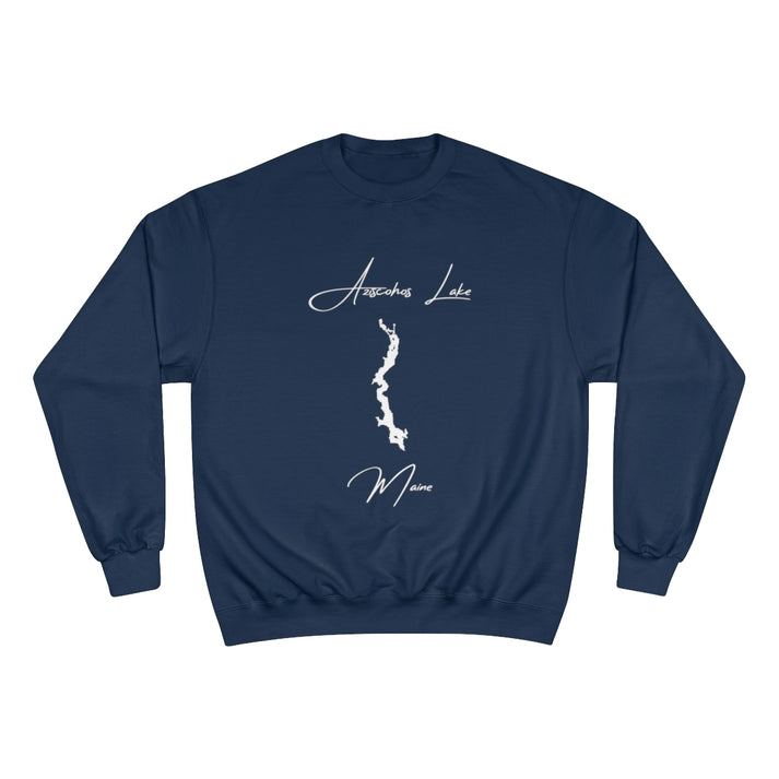 Maine  Aziscohos  Lake  Sweatshirt  front  position  view  from  front  navy.webp