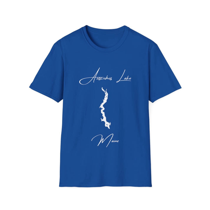 Maine  Aziscohos  Lake  T-shirt  front  position  view  from  front  royal.webp