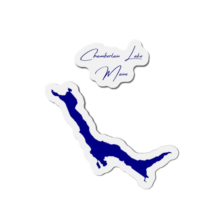 Maine  Chamberlain  Lake  Die  Cut  Magnet  front  position  view  from  front  4  x  4.webp