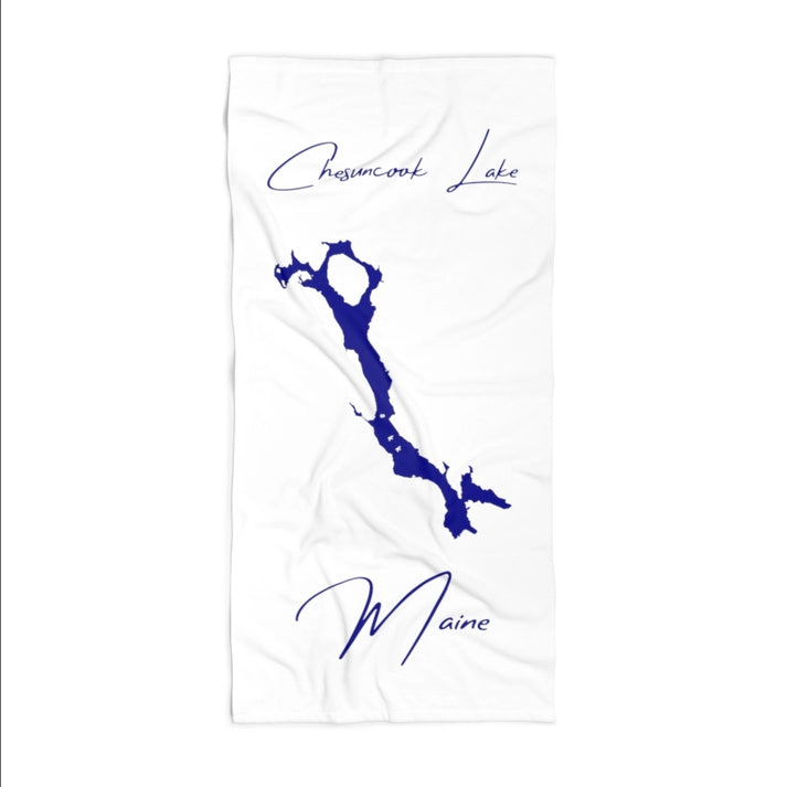 Maine  Chesuncook  Lake  Beach  Towel  front  position  view  from  front  36  x  72.webp