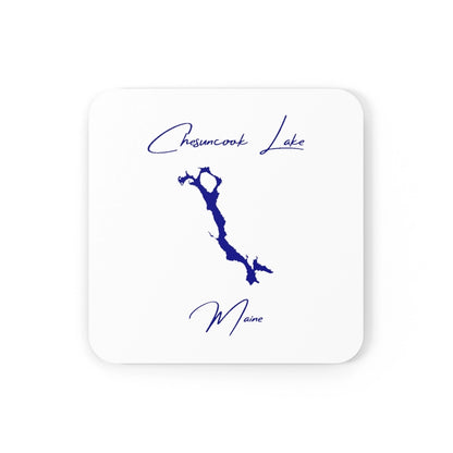Maine  Chesuncook  Lake  Coaster  Set  front  position  view  from  front  3.75  x  3.75.webp