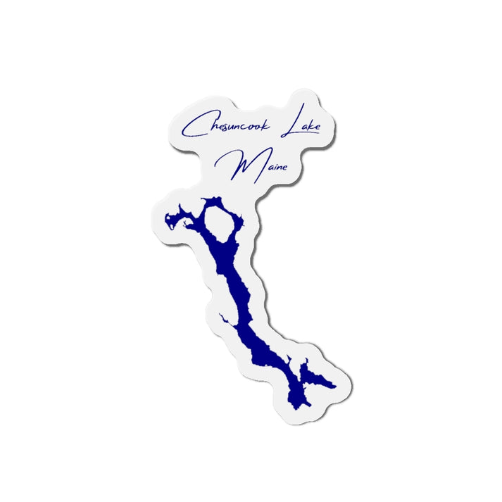 Maine  Chesuncook  Lake  Die  Cut  Magnet  front  position  view  from  front  4  x  4.webp