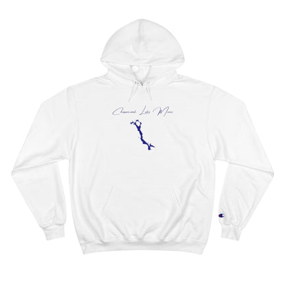 Maine  Chesuncook  Lake  Hoodie  front  position  view  from  front  white.webp