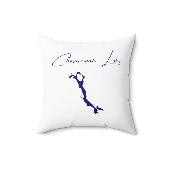 Maine  Chesuncook  Lake  Pillow  front  position  view  from  back  16  x  16.webp