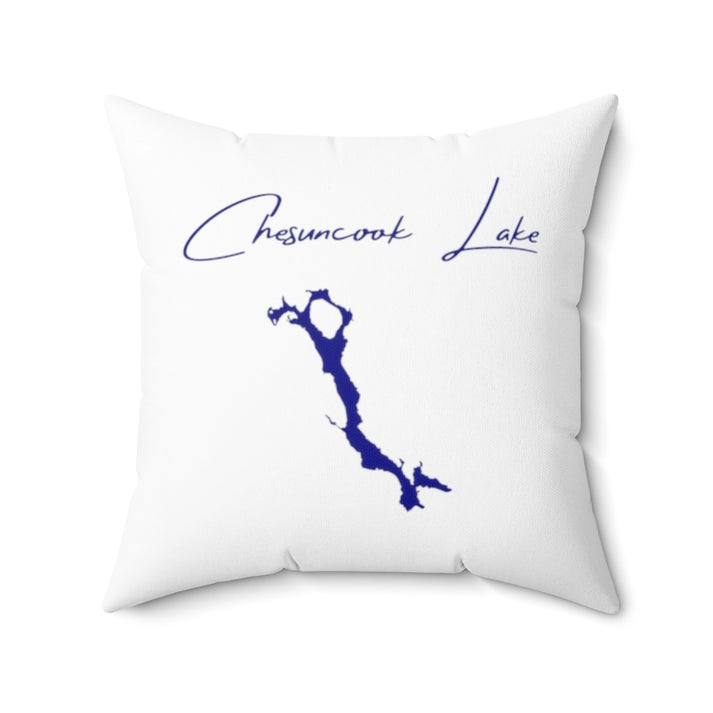Maine  Chesuncook  Lake  Pillow  front  position  view  from  back  20  x  20.webp