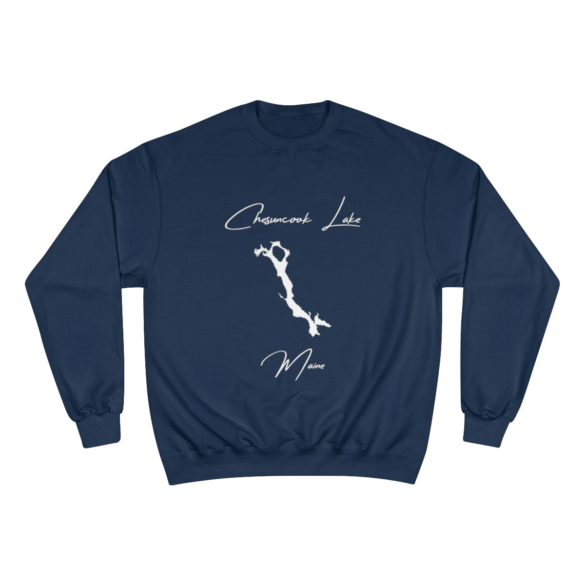 Maine  Chesuncook  Lake  Sweatshirt  front  position  view  from  front  navy.webp