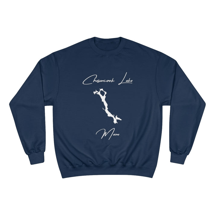 Maine  Chesuncook  Lake  Sweatshirt  front  position  view  from  front  navy.webp