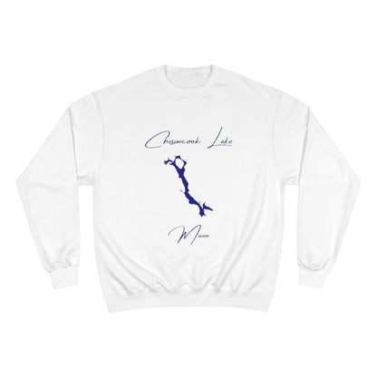 Maine  Chesuncook  Lake  Sweatshirt  front  position  view  from  front  white.webp