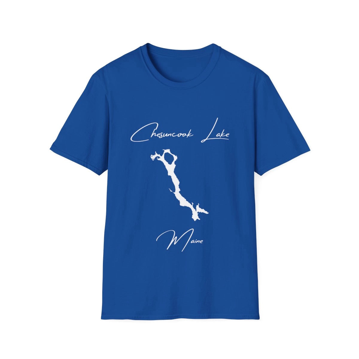 Maine  Chesuncook  Lake  T-shirt  front  position  view  from  front  royal.webp