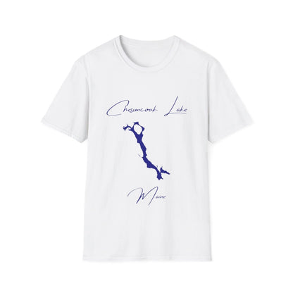 Maine  Chesuncook  Lake  T-shirt  front  position  view  from  front  white.webp