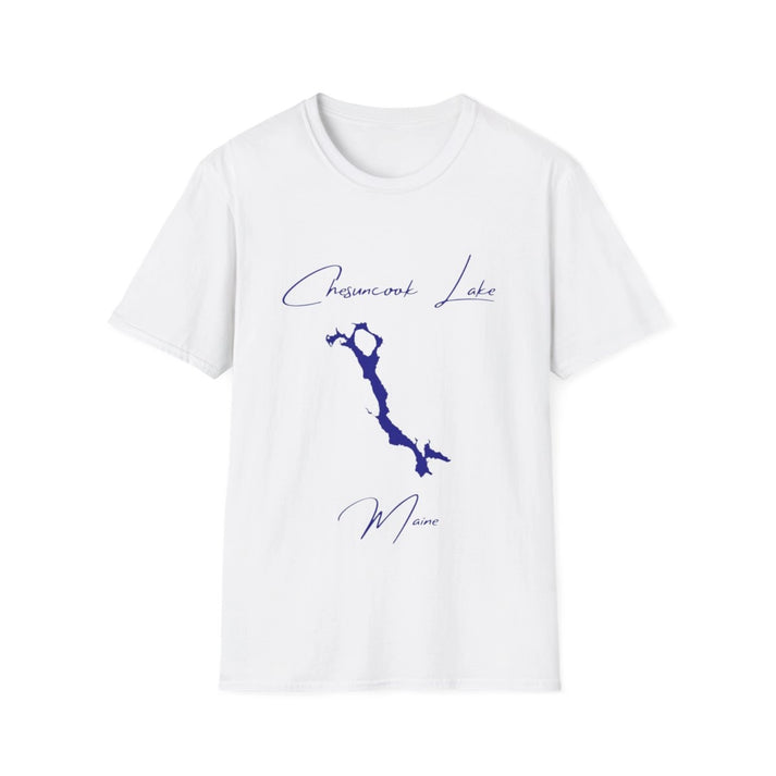 Maine  Chesuncook  Lake  T-shirt  front  position  view  from  front  white.webp
