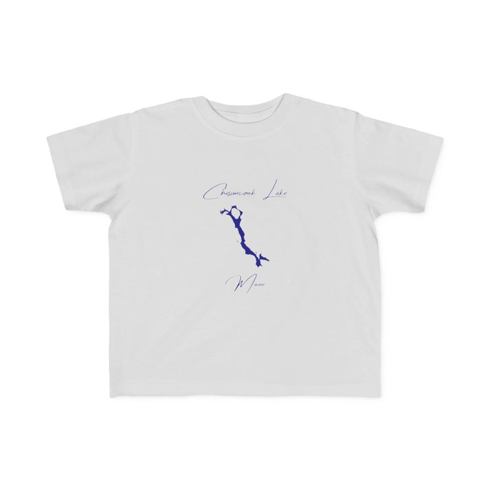 Maine  Chesuncook  Lake  Toddler  T-shirt  front  position  view  from  front  silver.webp