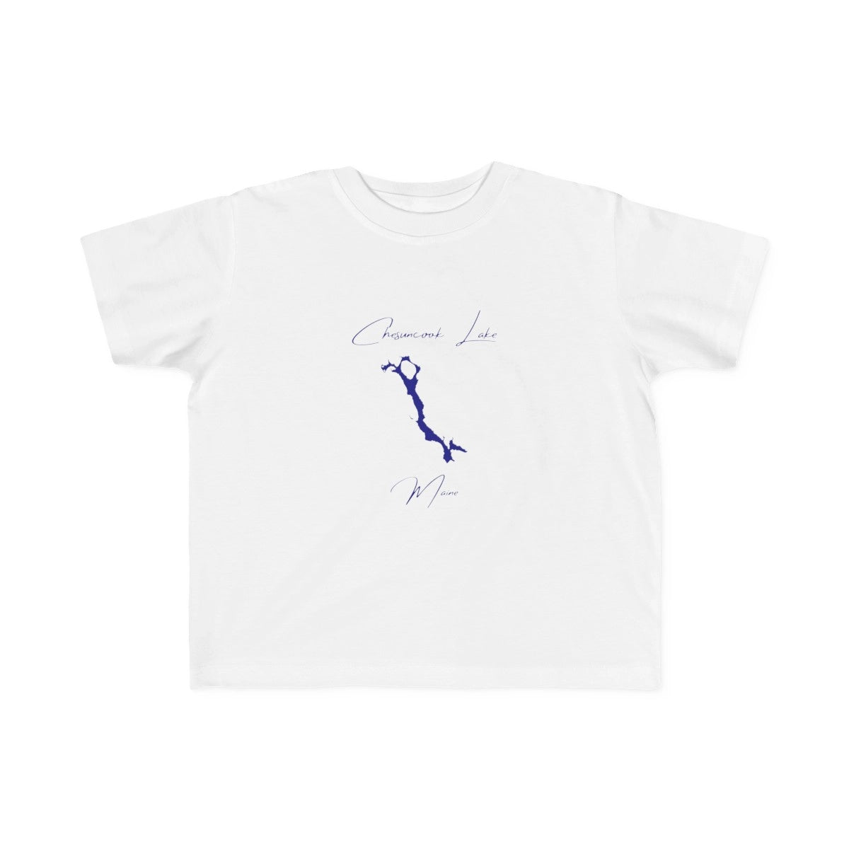 Maine  Chesuncook  Lake  Toddler  T-shirt  front  position  view  from  front  white.webp