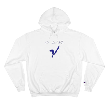 Maine  China  Lake  Hoodie  front  position  view  from  front  white.webp