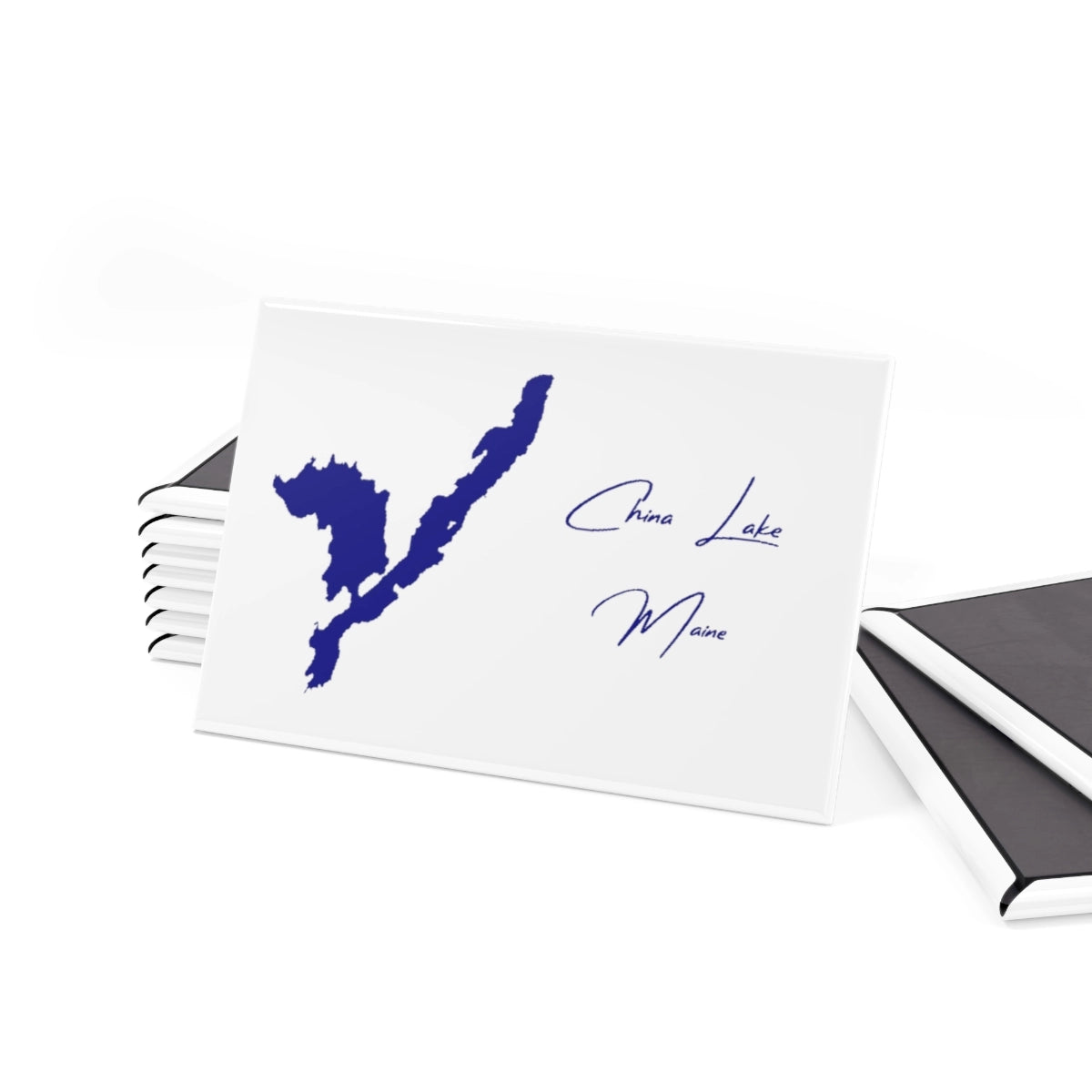 Maine  China  Lake  Magnet  front  position  view  from  set  2  x  3.webp