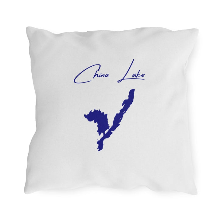 Maine  China  Lake  Outdoor  Pillow  back  position  view  from  back  18  x  18.webp