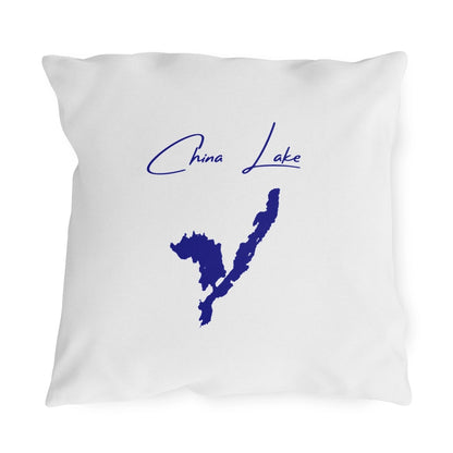 Maine  China  Lake  Outdoor  Pillow  front  position  view  from  front  18  x  18.webp