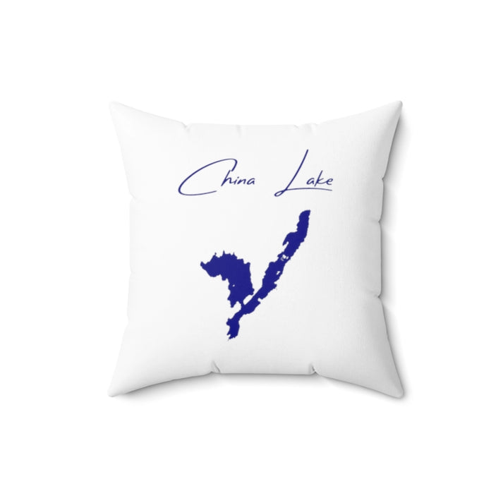 Maine  China  Lake  Pillow  front  position  view  from  front  16  x  16.webp