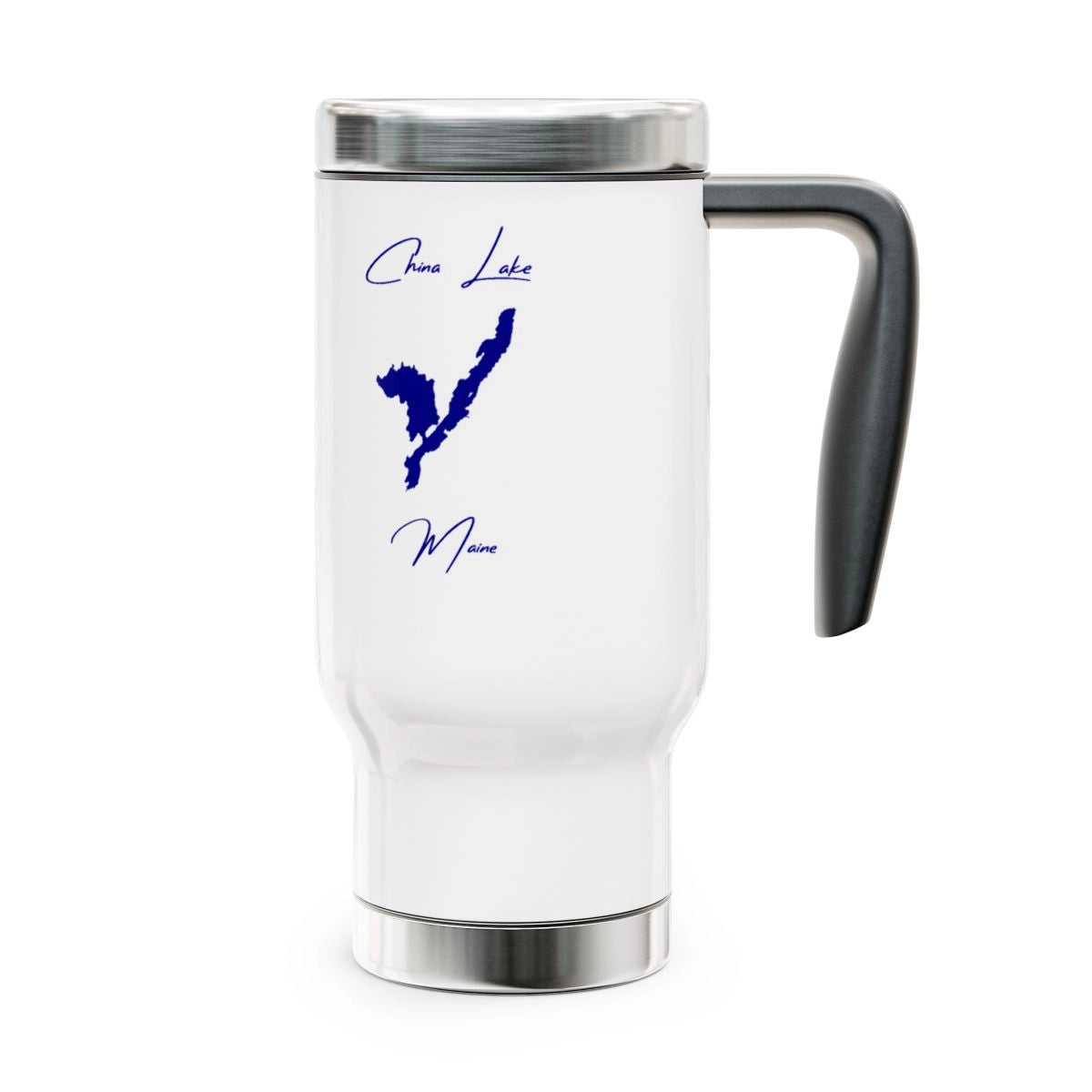 Maine  China  Lake  Travel  Mug  other  position  view  from  right  14oz.webp