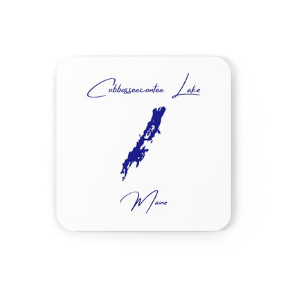 Maine  Cobbosseecontee  Lake  Coaster  Set  front  position  view  from  front  3.75  x  3.75.webp