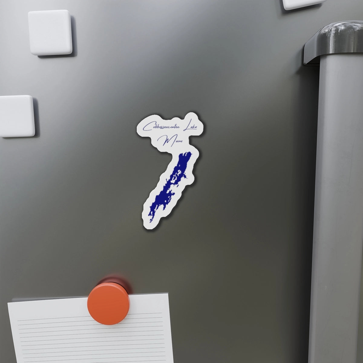 Maine  Cobbosseecontee  Lake  Die  Cut  Magnet  front  position  view  from  context-1  4  x  4.webp