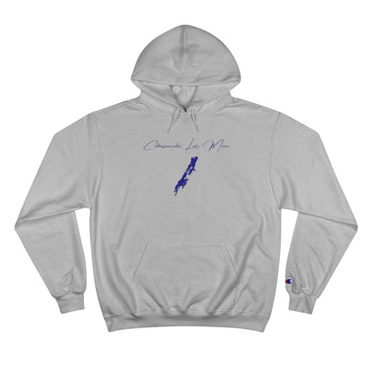 Maine  Cobbosseecontee  Lake  Hoodie  front  position  view  from  front  light  steel.webp